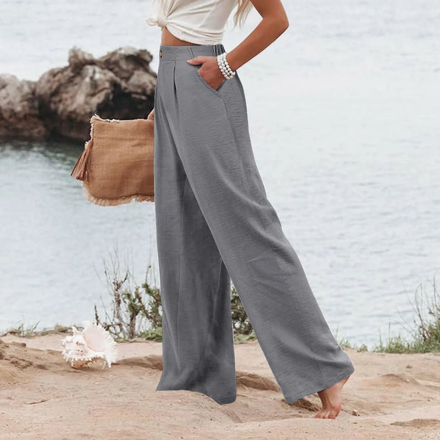 Wide Leg Trousers