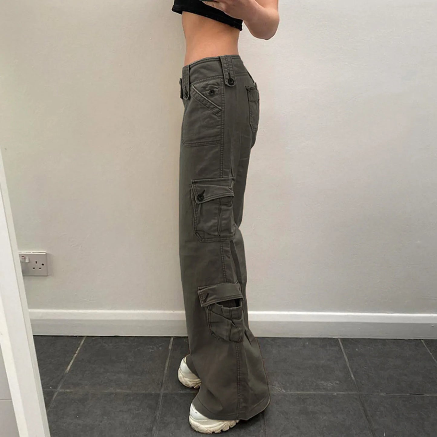 Wide Leg Cargo Pants