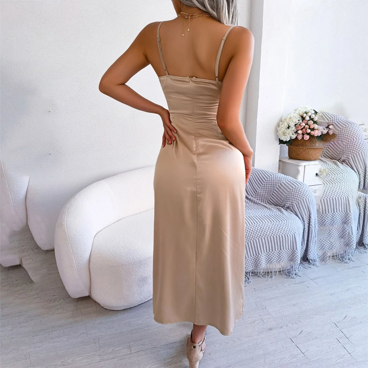 Midi Backless Dress