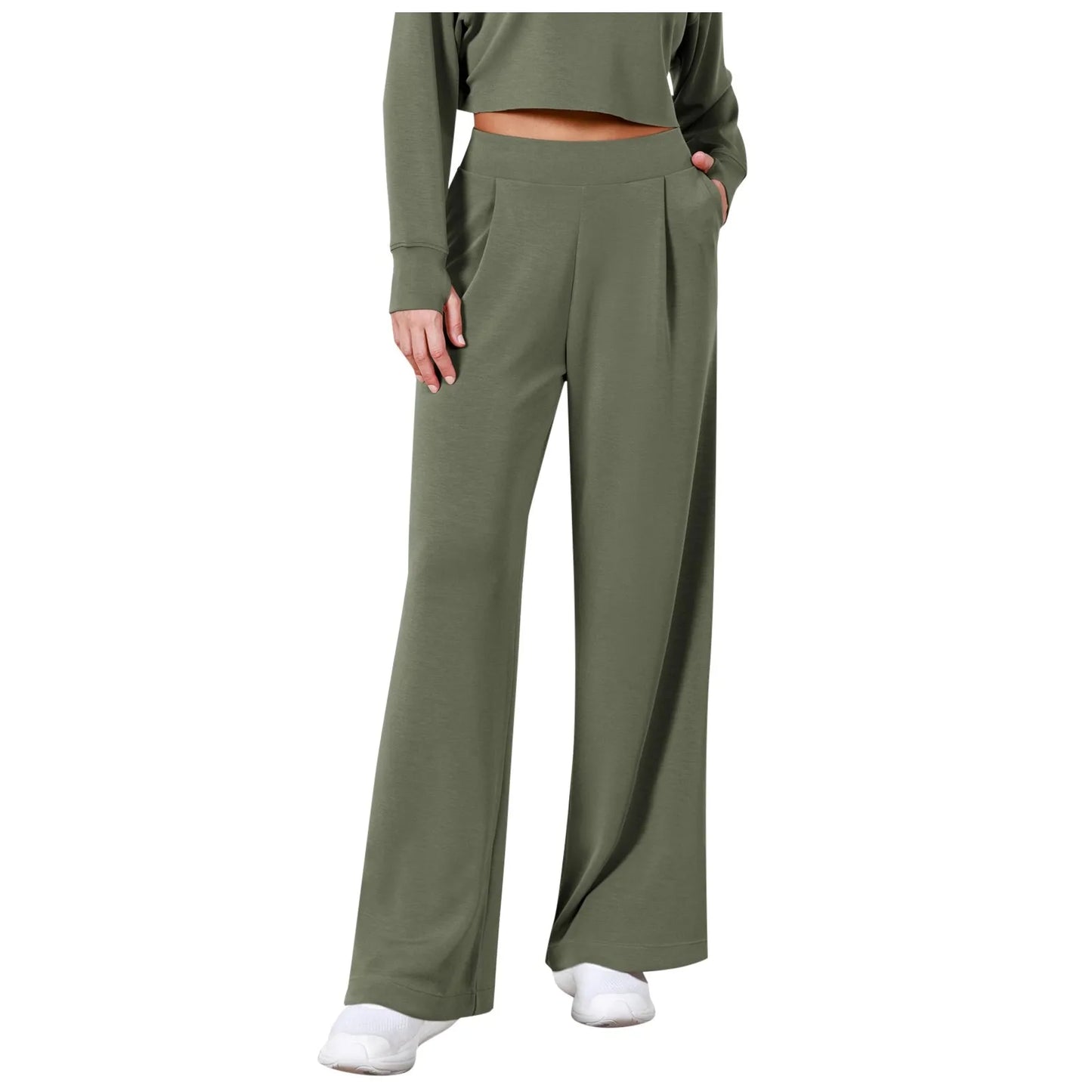 Wide Leg Office Pant
