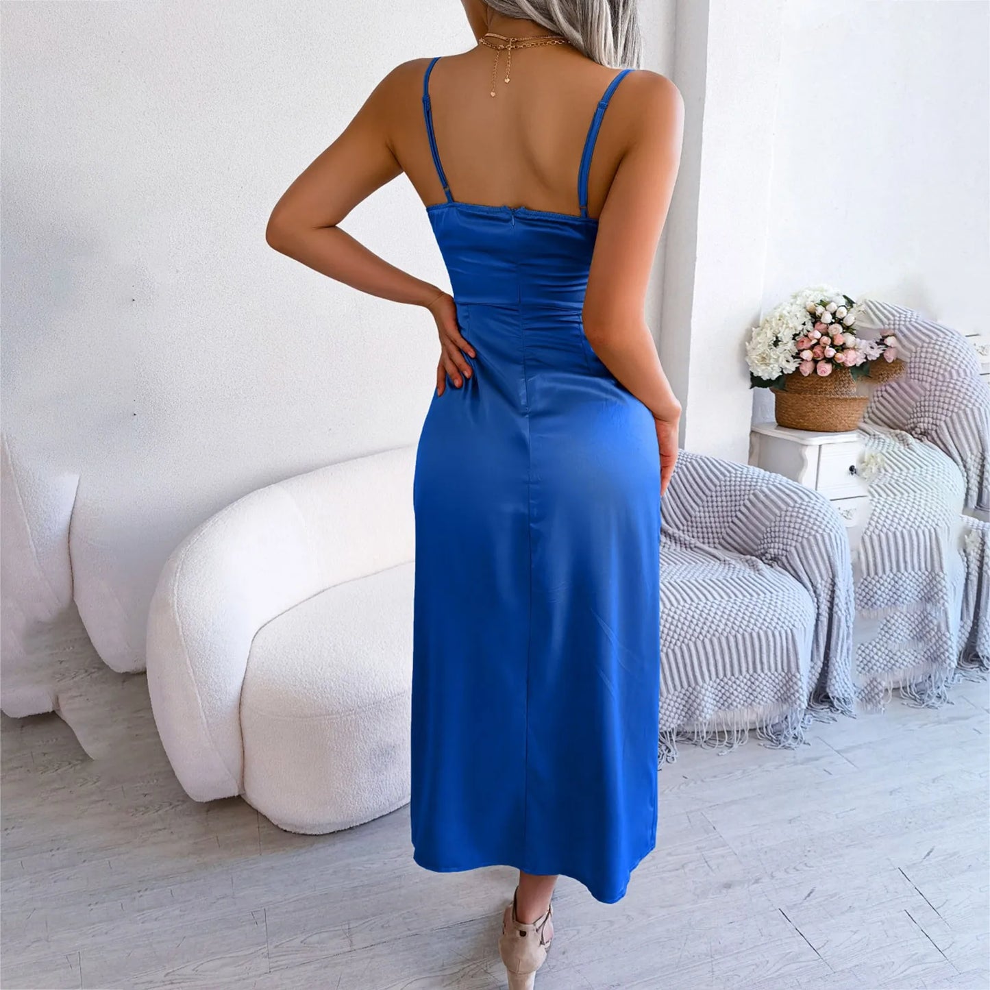 Midi Backless Dress