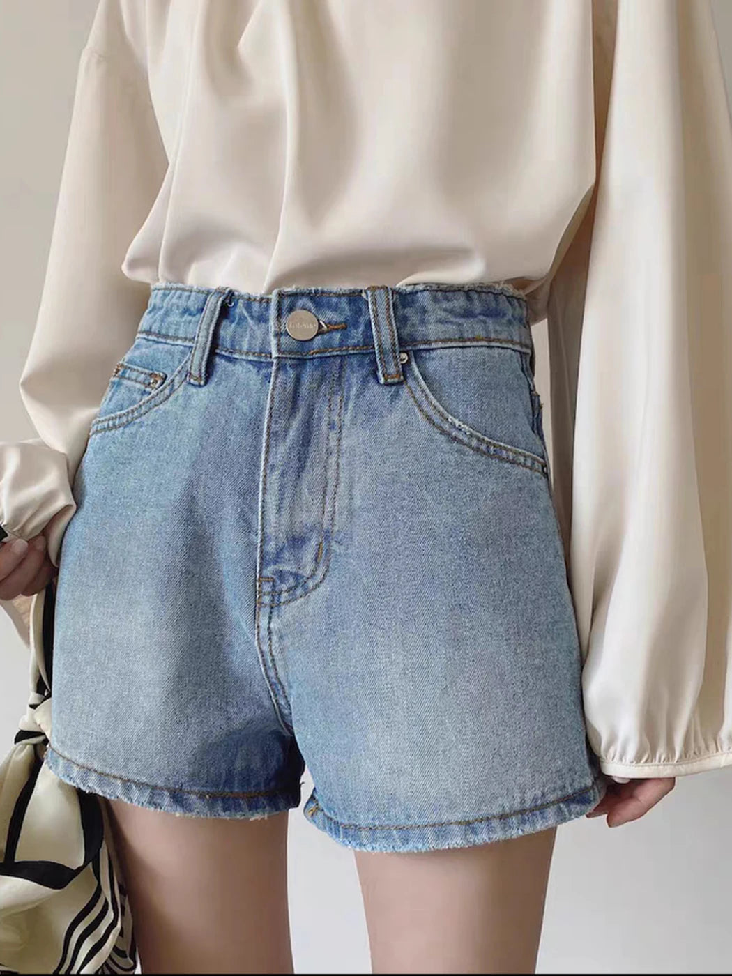 Casual Vintage Classic Denim Shorts