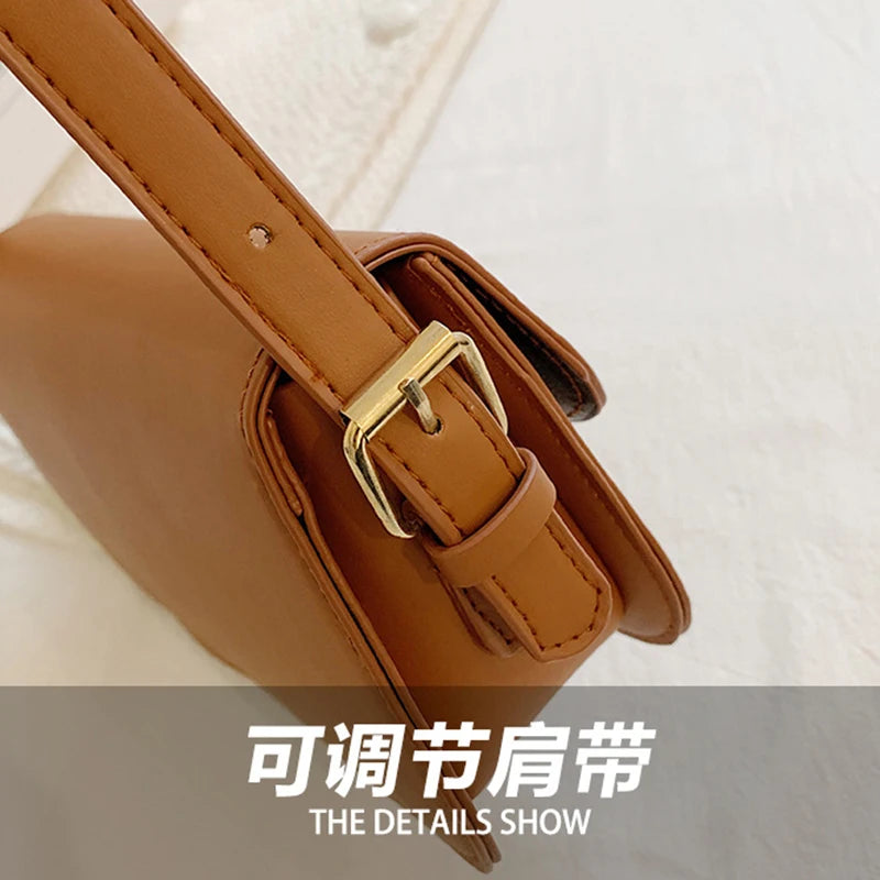 Leather Underarm Shoulder Bag