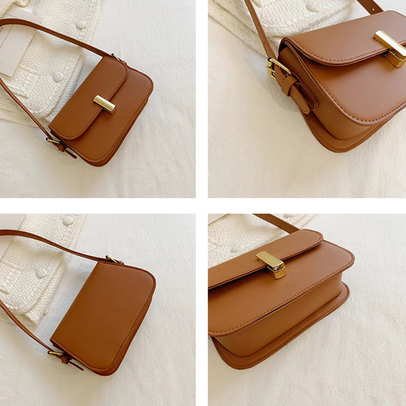 Leather Underarm Shoulder Bag