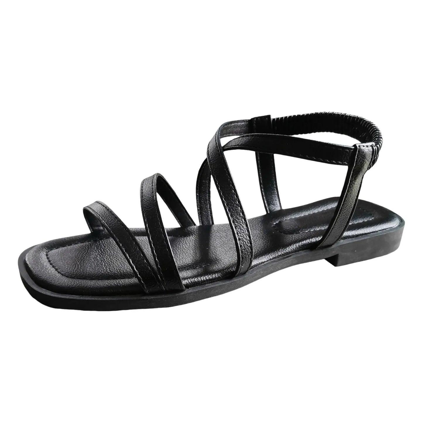 Black Strap Sandal