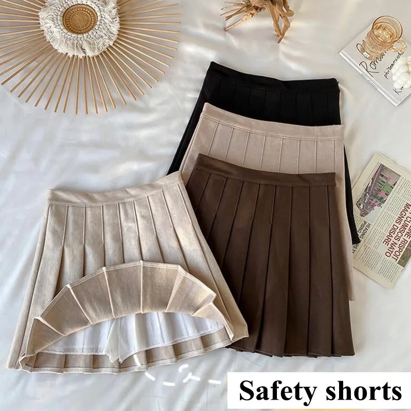 Pleated Mini Skirt