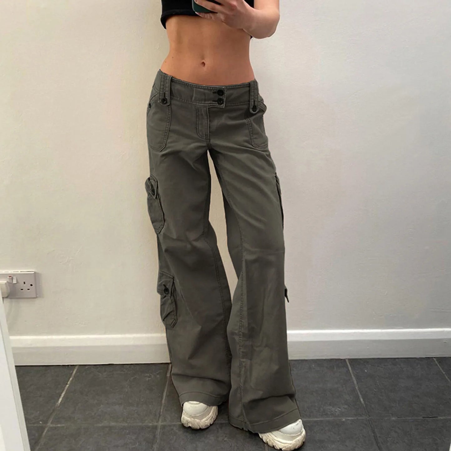 Wide Leg Cargo Pants